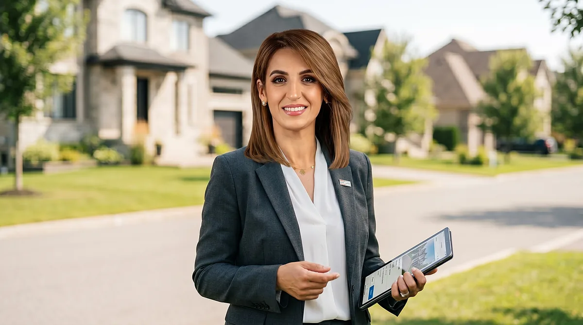 Fatima Zohra Benkhalfa, courtier immobilier résidentiel Royal LePage Habitations sur la rive nord